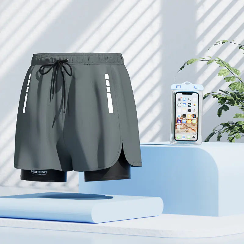 Men's Quick-Dry Swim Trunks - Beach Shorts for Swimming & Spa