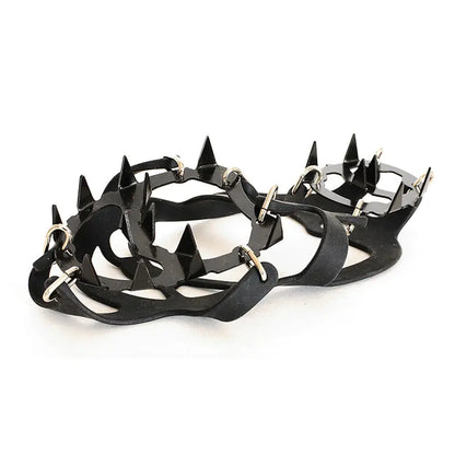 18-Tooth Stainless Steel Ice Crampons for Climbing