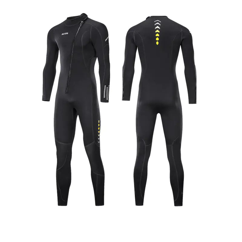One-Piece Neoprene Wetsuit - Warm Surfing & Diving Suit for All Seasons | Unisex Athletic Wear