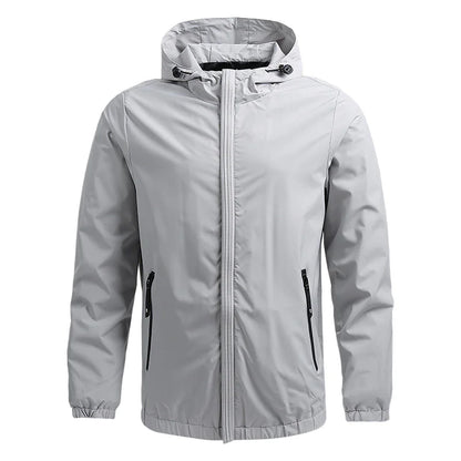 Men's Outdoor Waterproof Jacket - Windproof Hiking Rain Jacket | All-Weather Protection