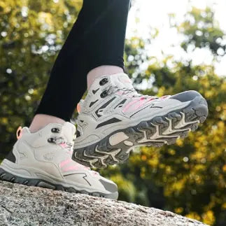 WOLFF Waterproof High-Top Trekking Shoes | Enhanced Grip Hiking Boots