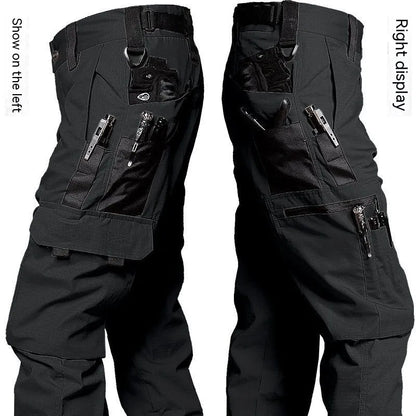 Men's Waterproof Tactical Cargo Pants - Multi-Pocket Outdoor Work Pants