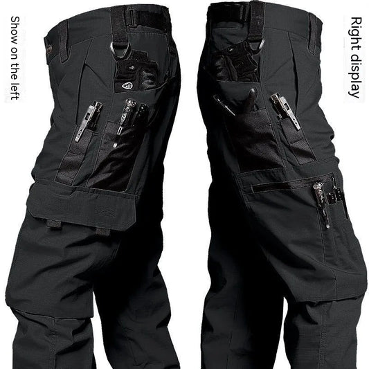 Men's Waterproof Tactical Cargo Pants - Multi-Pocket Outdoor Work Pants