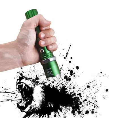 High-Intensity LED Flashlight with Zoom Function - Rechargeable Outdoor Light