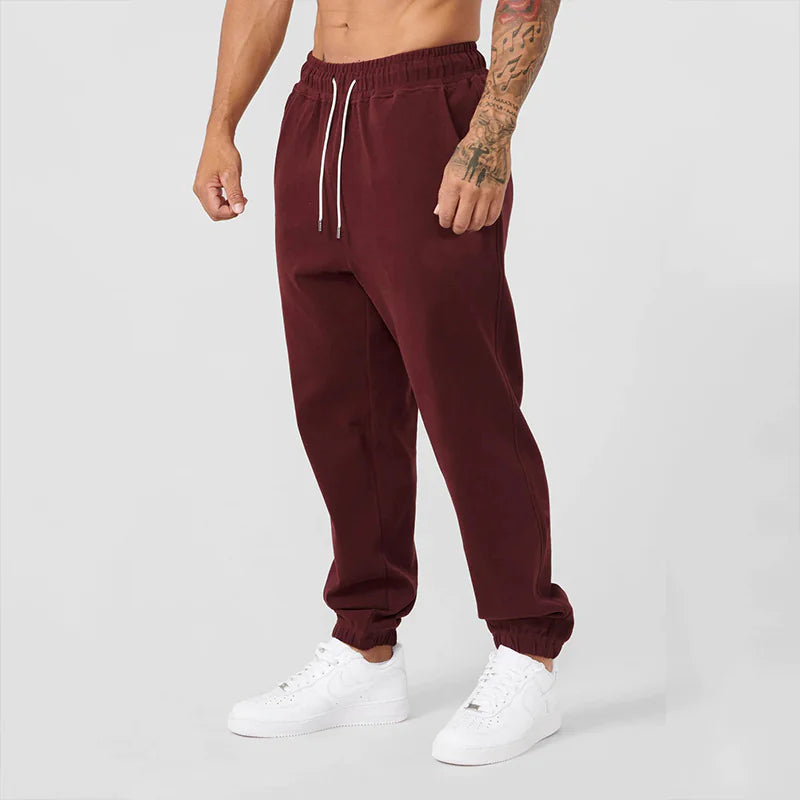 Men's Track Sweatpants - Athletic Joggers with Side Stripe