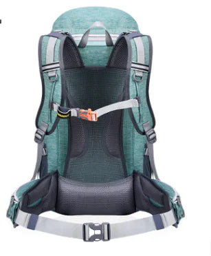 50L Nylon Hiking Backpack - Lightweight Outdoor Sports Pack with Embroidered Design | Adventure Rucksack