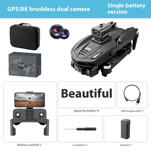 Professional 8K GPS Drone - Ultra HD Camera Quadcopter with Advanced Navigation | Aerial Photography