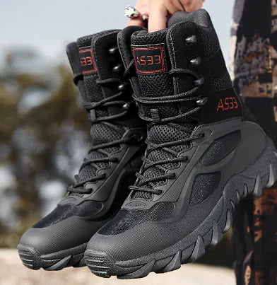 Men's Comfortable Wear-resistant Steel Toe Safety Shoes