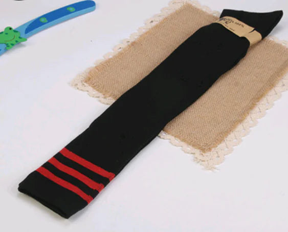 Striped Over-the-Knee Socks for Women - College Style Knee-High Fashion Socks
