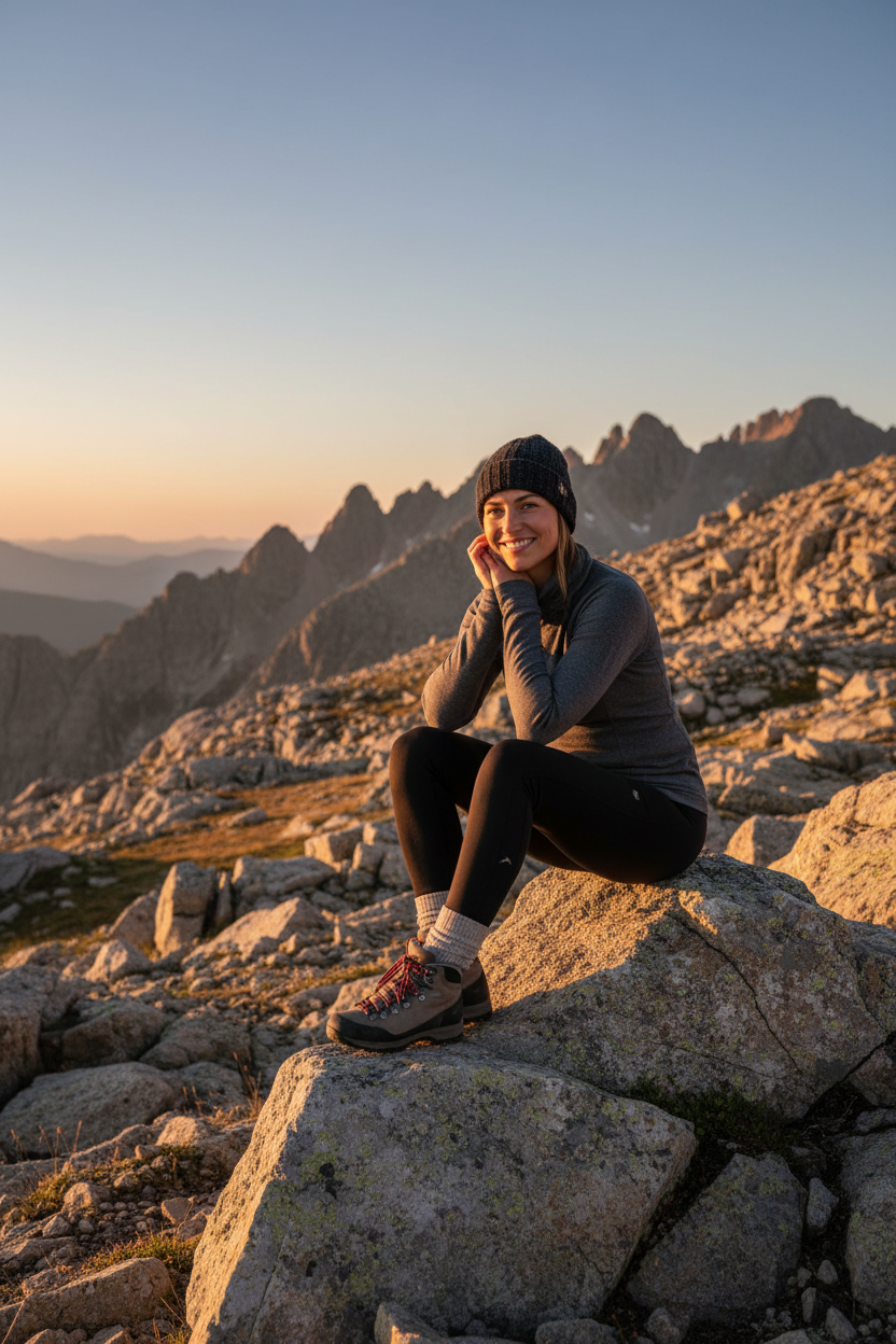 Women's Merino Wool Base Layer - Mountain Lifestyle