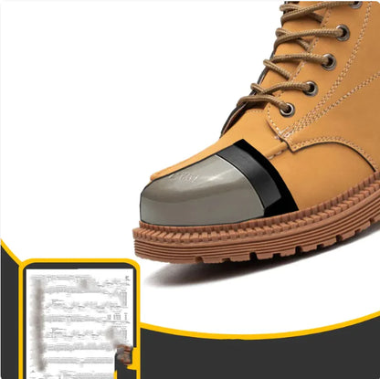 Steel Toe Anti-Smash & Puncture-Resistant Safety Shoes - Men's Work Footwear