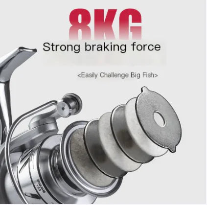 All-Metal Fishing Reel - Professional Spinning Reel for Sea Fishing & Casting