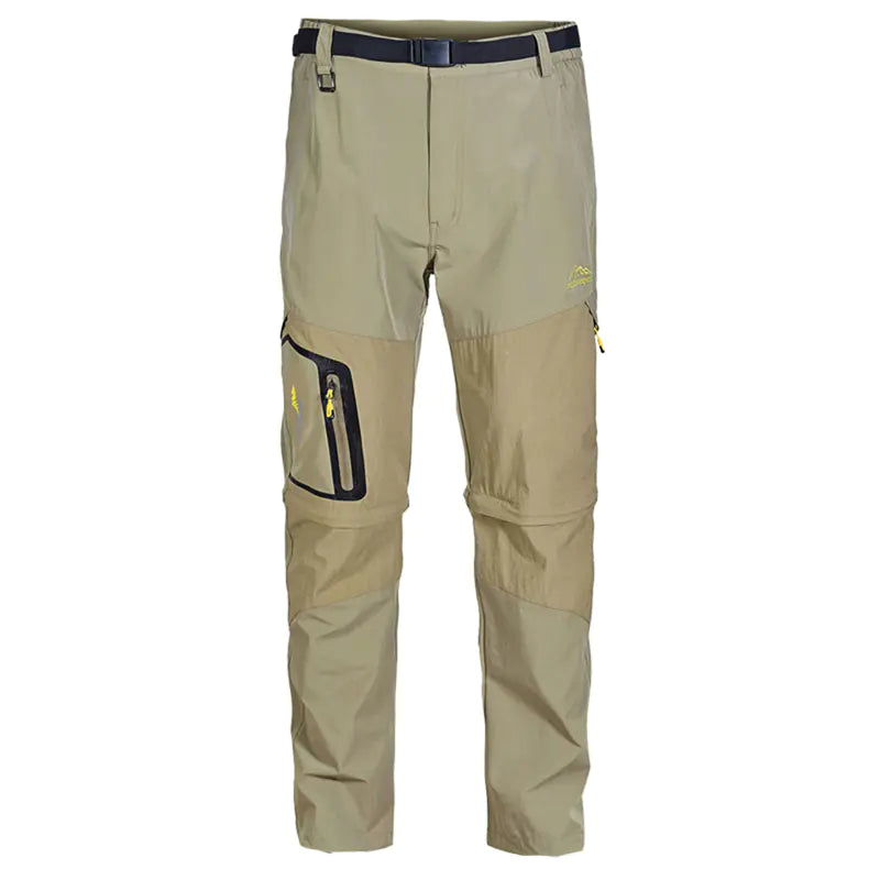 Quick-Drying Detachable Men's Hiking Pants - Convertible Zip-Off Shorts