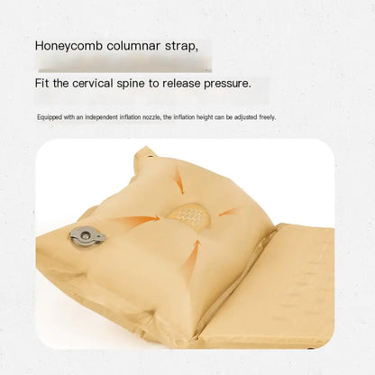 Naturehike D01 Extended Inflatable Sleeping Pad with Pillow - Camping Mat