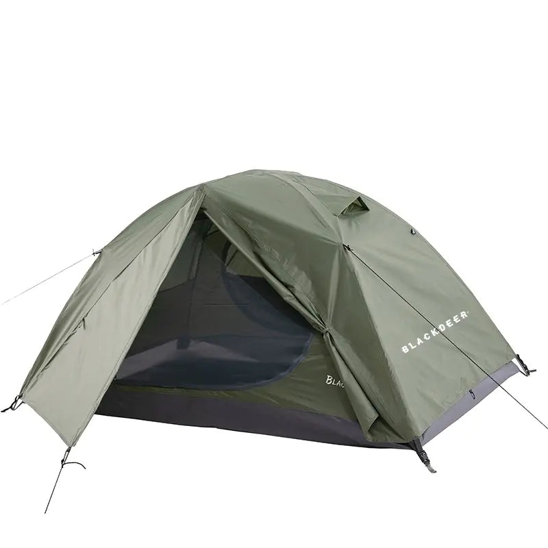 BlackDeer Double Layer Camping Tent - 2-3 Person Waterproof 3/4 Season Shelter with Aluminum Poles