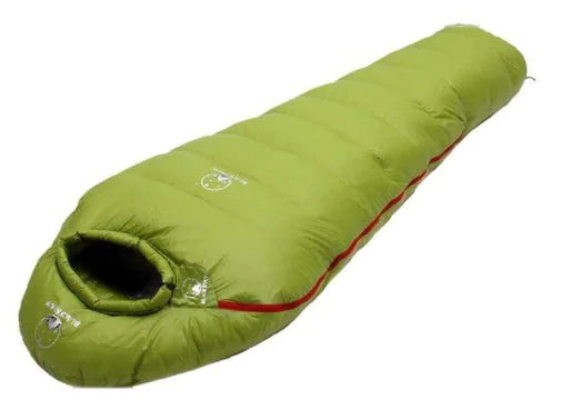 Goose Down Warm Sleeping Bag - Lightweight Insulated Camping Bag | Single