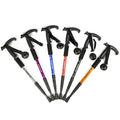 Outdoor Folding Ultra-Light Trekking Poles - 4-Section Aluminum Alloy Hiking Poles 500g | Compact & Portable