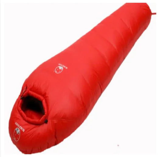 Goose Down Warm Sleeping Bag - Lightweight Insulated Camping Bag | Single